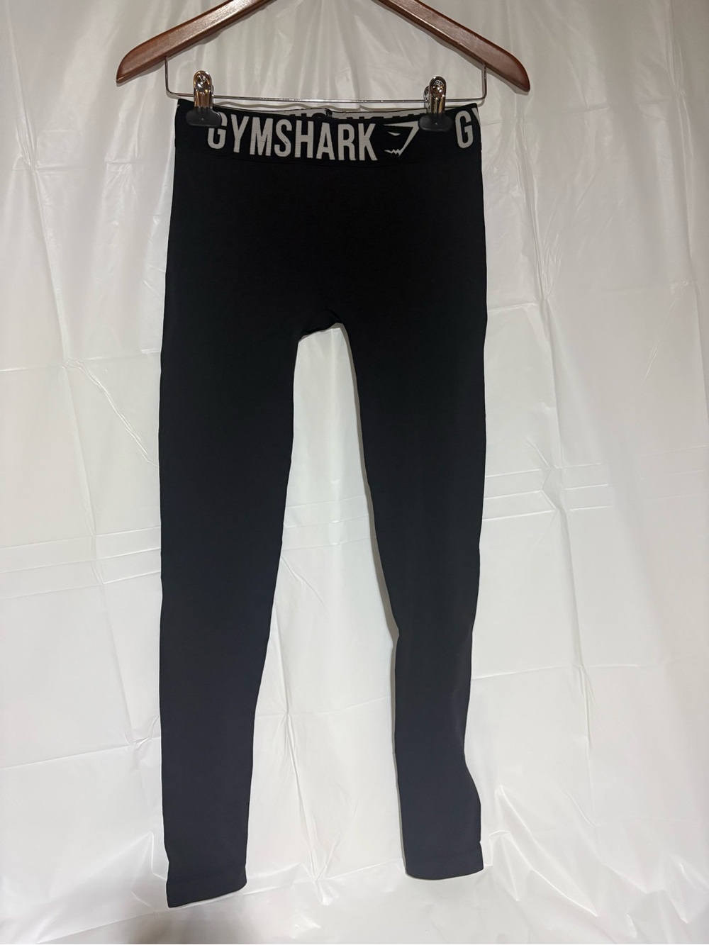 Gymshark Black Logo Waistband Leggings